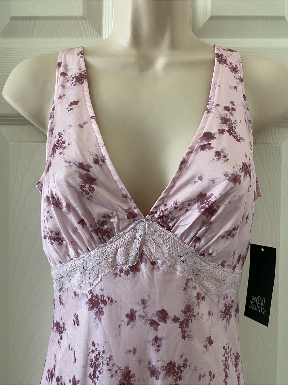 wild fable - Light Pink Floral Maxi Dress - Picture 2 of 7